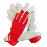 Cheap Piglet Skin Leather Driver Garden Work Wing Thumb Gloves