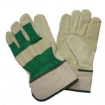 Pigskin Grain Leather Engineering Work Gloves with Wing Thumb