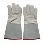 Welder Construction Workers Soft no lining Split Cowhide Leather Gloves for BBQ