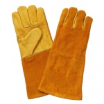 Yellow TIG Gloves Cow Split Leather Welder Work Gloves