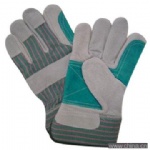 Split leather palm gloves